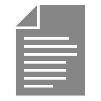 icon of a piece of paper with lines of text