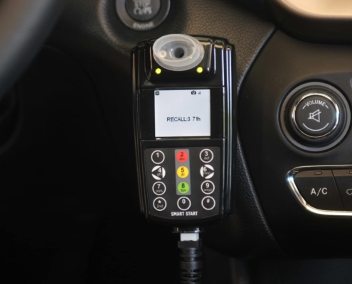 Recall 3 Message displayed on the 20/30 Ignition Interlock Device screen