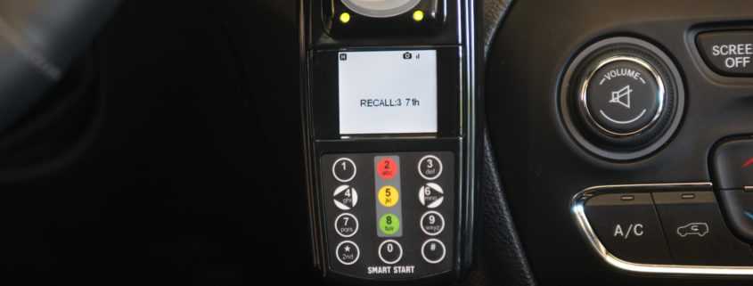 Recall 3 Message displayed on the 20/30 Ignition Interlock Device screen