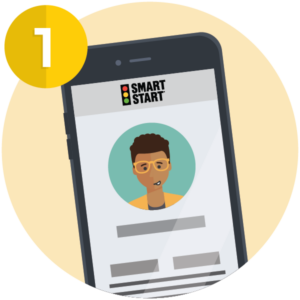 illustration of client profile on Smart Start Client Portal