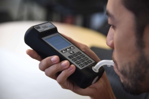 a person holding a phone